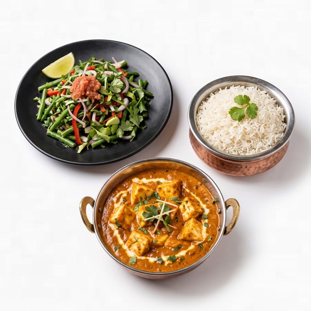 Creamy Shahi Paneer.