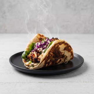 Chicken Tikka Naan Taco