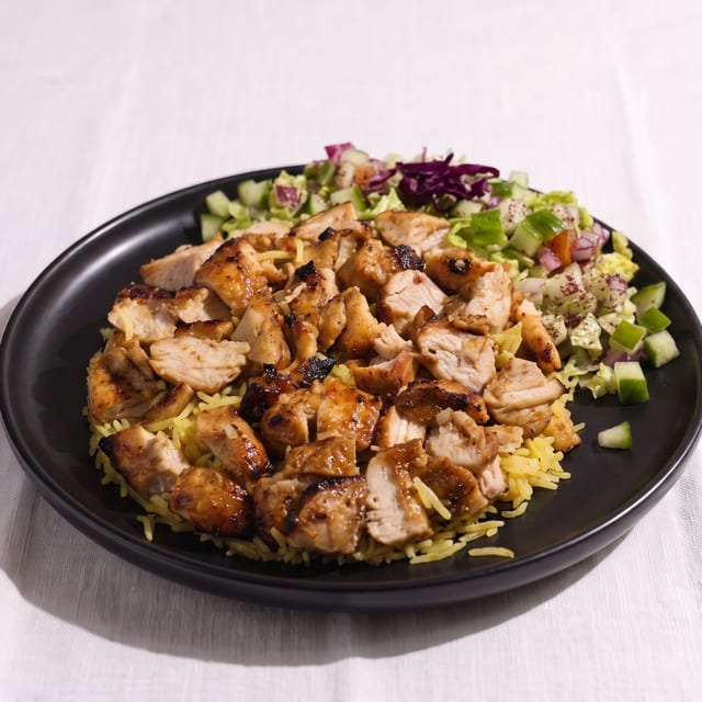 Chicken Tikka Rice Bowl.