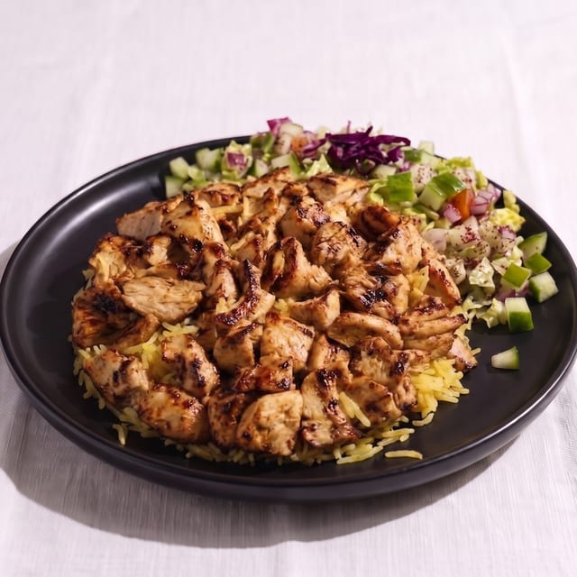 Malai Chicken Rice Bowl.