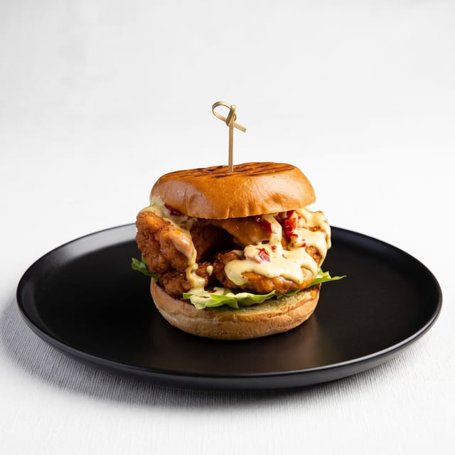 Chicken Zinger Burger.